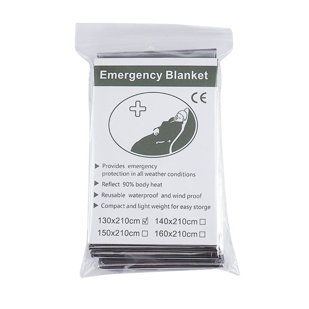 Cheap Goat Tents Outdoor Emergency Blanket Sun Protection Waterproof Survival Warm Blankets First Aid Folding Tent Camping Spare Blanket   